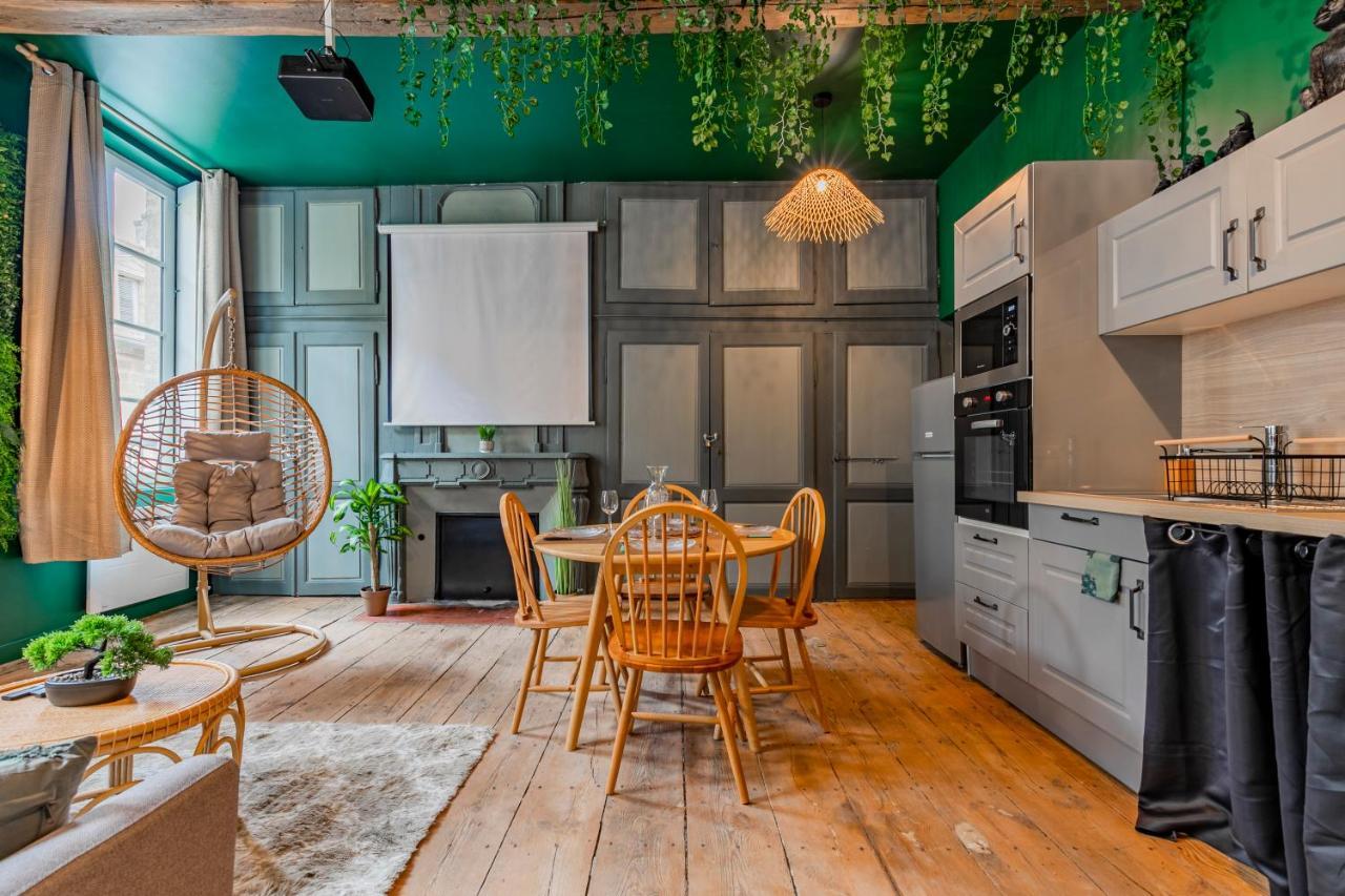 Appartement Jungle - Libourne Centre - 4 Pers - Sauna - Netflix מראה חיצוני תמונה